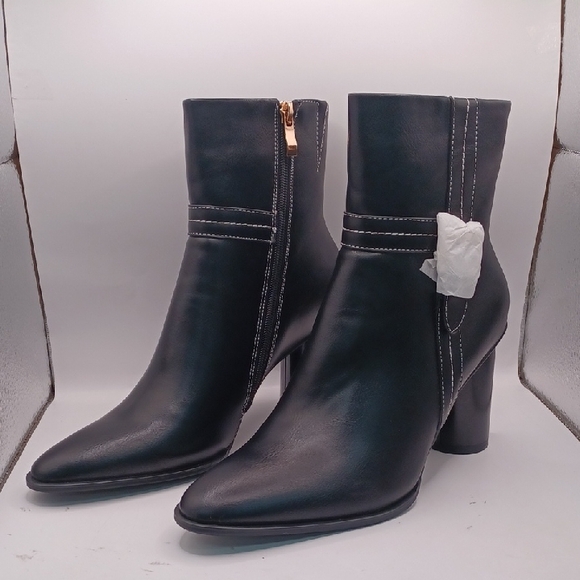 Torgeis Shoes - NEW Torgeis London 3" Heeled Boot-Black Women Size 8 US